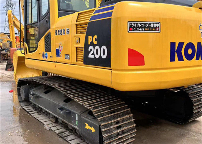 Excavateur d'occasion de 20 tonnes importé du Japon Komatsu Pc 200-8 avec de bonnes performances et peu de temps de travail