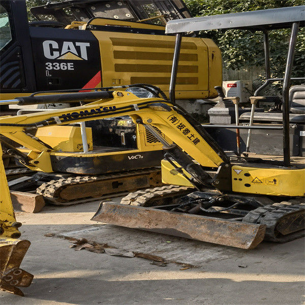 Prêt pour le travail et expérimenté utilisé japonais komatsu pc 15 MR en bon état