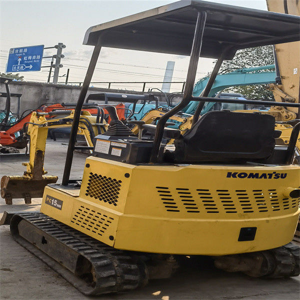 Prêt pour le travail et expérimenté utilisé japonais komatsu pc 15 MR en bon état
