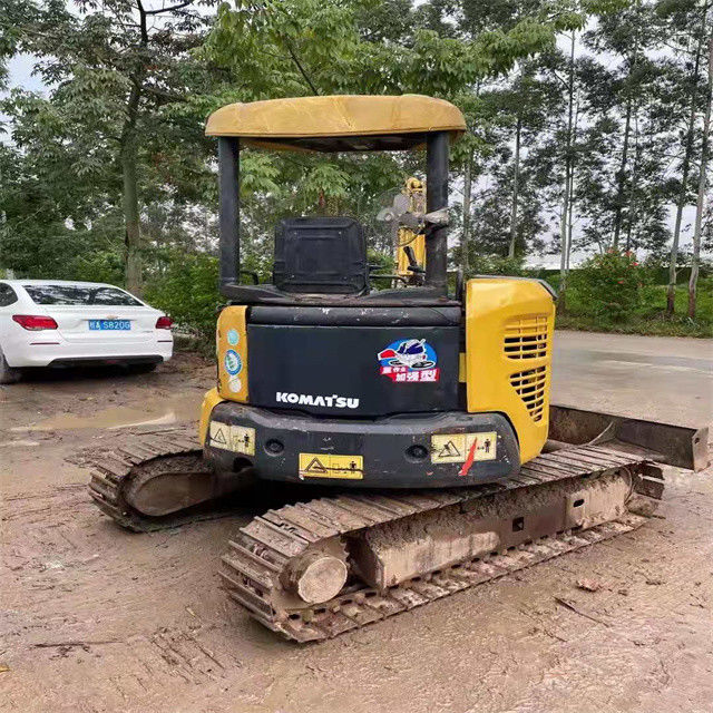 3 tonnes d'excavateur à rampe de haute qualité japonais Komatsu pc 30 MR avec moins de temps de travail