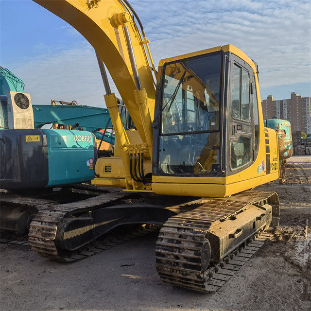 Excavateur d'occasion de 12 tonnes de haute qualité Japon Importé Komatsu Pc 120 Excavateur à rampe avec des heures de travail plus courtes