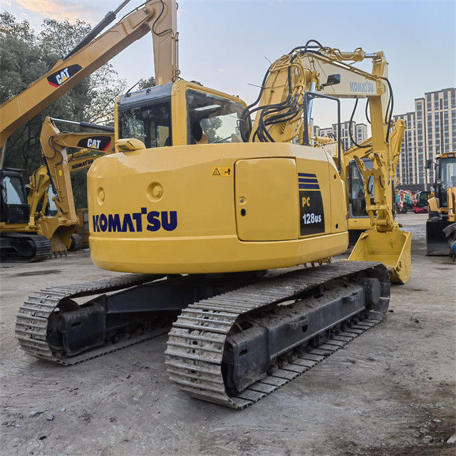 Utilisez la pelle à rampe Komatsu pc128US du Japon en excellent état prêt à la vente
