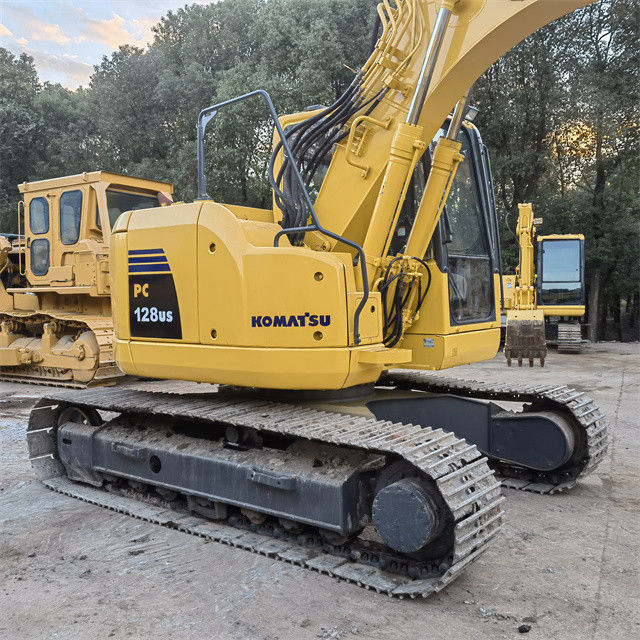 Utilisez la pelle à rampe Komatsu pc128US du Japon en excellent état prêt à la vente