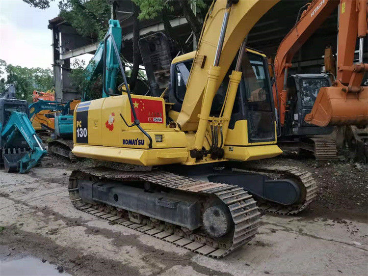 13 tonnes d'utilisation Japon importé Komatsu pc 130 excavateur à rampe du Japon en excellent état prêt à la vente