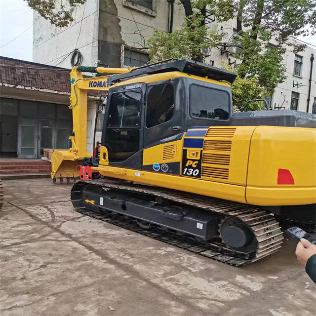13 tonnes d'utilisation Japon importé Komatsu pc 130 excavateur à rampe du Japon en excellent état prêt à la vente