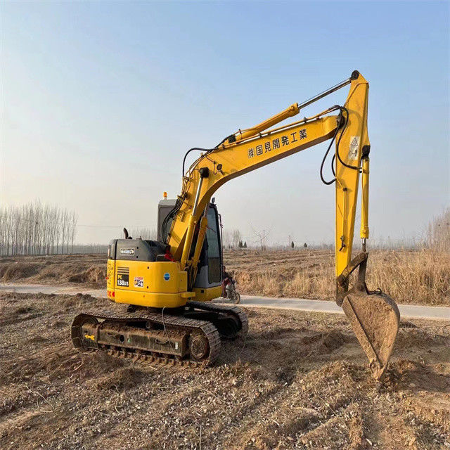 13.8 tonnes d'usage Japon importé Komatsu pc 138US excavateur à rampe de haute qualité et de courtes heures de travail prêt à la vente
