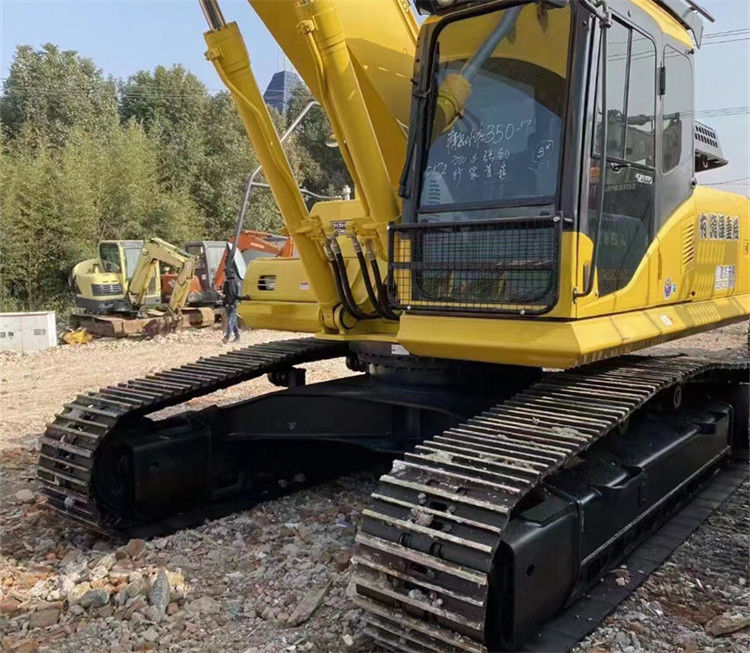 35 tonnes presque neuve importée du Japon machine d'excavation à rampe utilisée rénovée Komatsu pc 350-7