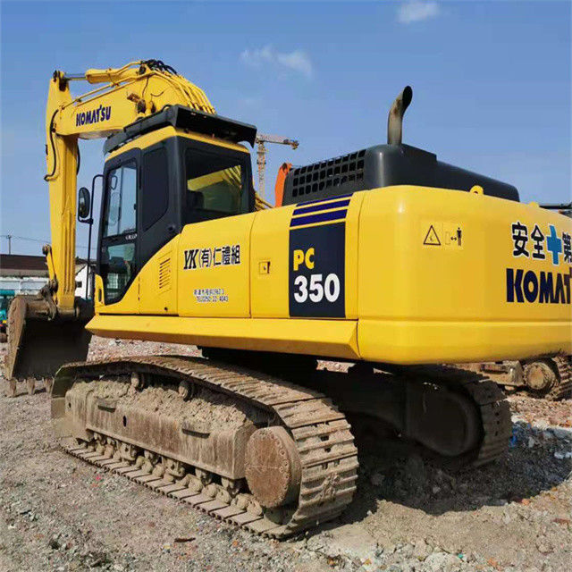 35 tonnes presque neuve importée du Japon machine d'excavation à rampe utilisée rénovée Komatsu pc 350-7