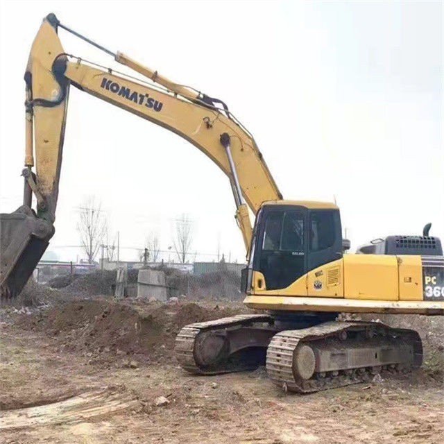 36 tonnes presque neuve importée du Japon machine d'excavation à rampe utilisée rénovation Komatsu pc 360-7