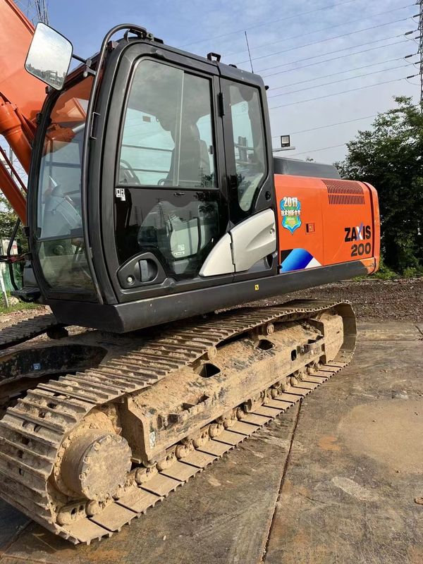 20 tonnes d'excavatrice utilisée prête pour le travail et expérimentée utilisée Corée importée Hitachi 200-5A en bon état