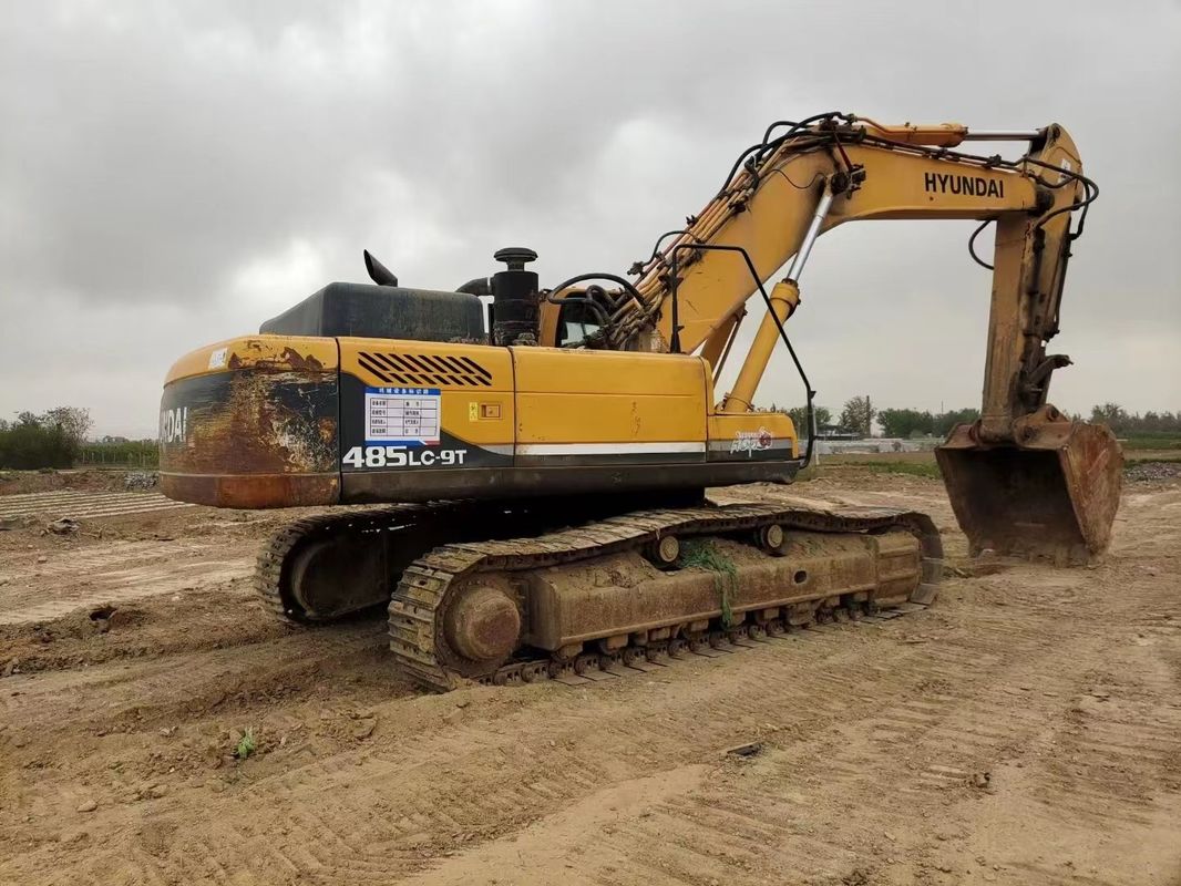 48 tonnes prêtes pour le travail et expérimentées utilisées Corée importée Hyundai 485LC-9 en bon état
