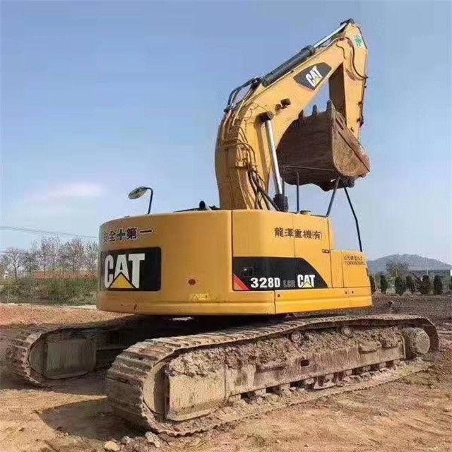 34.7 tonnes prêtes à l'emploi et expérimentées utilisées Japon Caterpillar 328 D en bon état