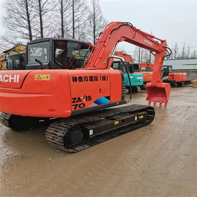 6.3 tonnes Mini Excavator utilisé prêt pour le travail et expérimenté utilisé Japon importé Hitachi ZX 70 bon état