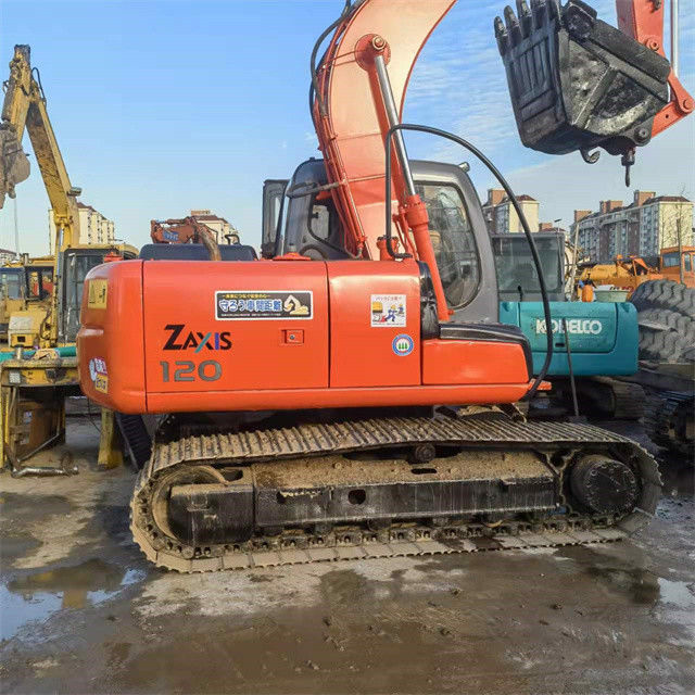12.5 tonnes mini prêt pour le travail et expérimenté utilisé Japon importé Hitachi ZX 120 en bon état