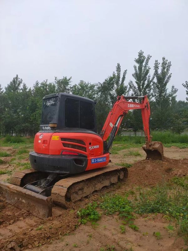 Utilisée mini-excavatrice Kubota Kx165 machine à excaver utilisée poids 5,54 t