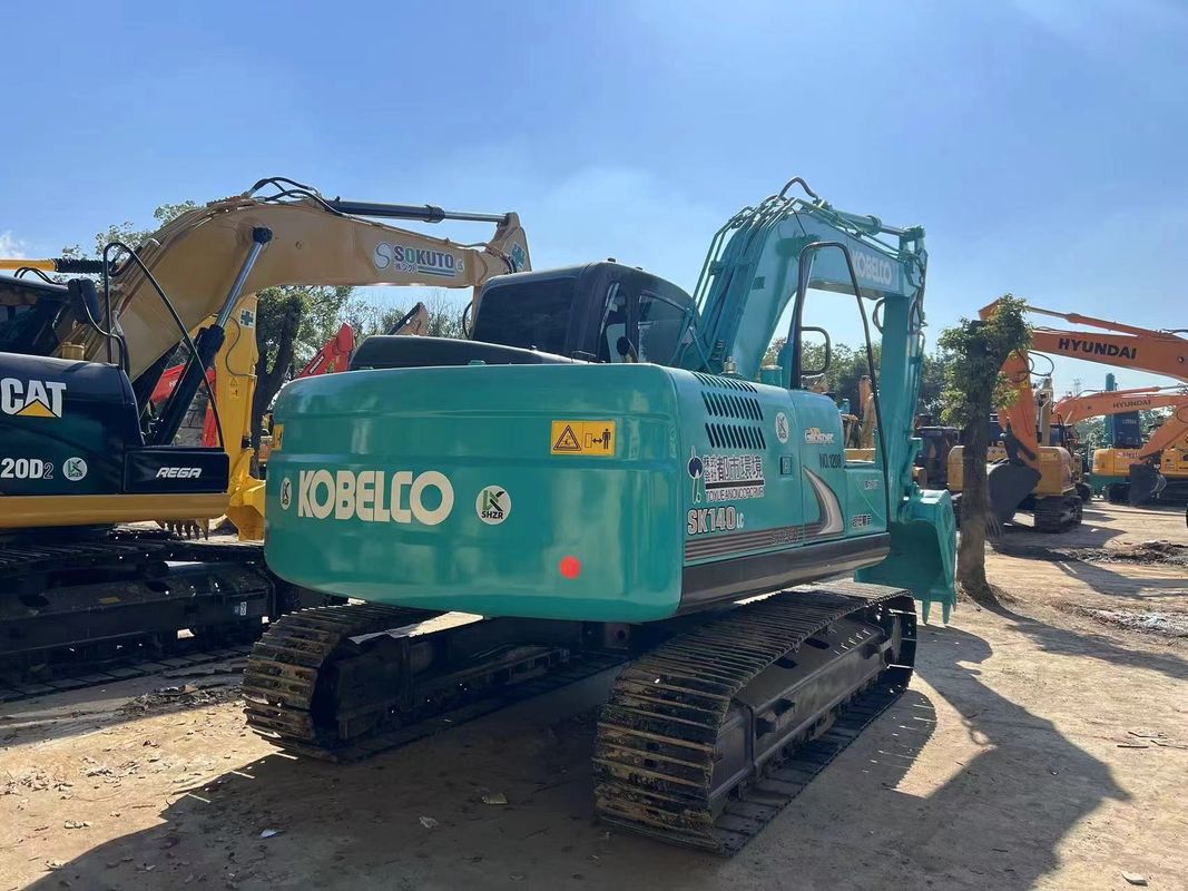 Excavateur d'occasion Kobelco Sk140lc 8 Excavateur à rampe Grue Poids 13,3 t