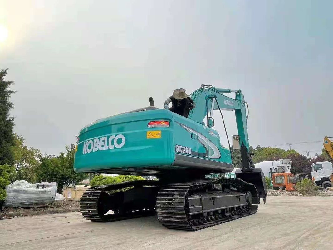 Excavatrice sur chenilles Kobelco SK200 d'occasion à vendre | Excavatrice d'occasion de 20 tonnes en provenance de Chine