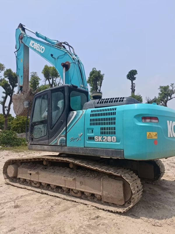 Excavateurs d'occasion Kobelco Sk260lc 8 9 10 11 Japon Excavateur utilisé Moteur de puissance 138kW