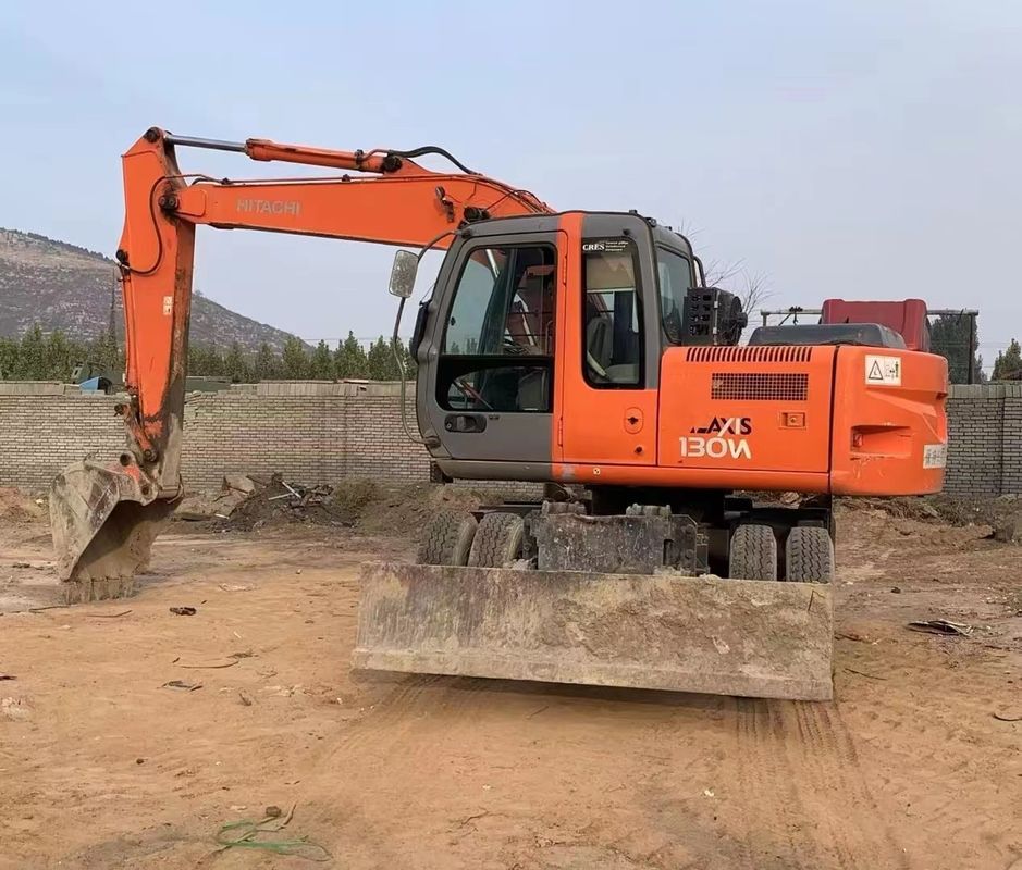 Le Japon a importé 90% de la nouvelle excavatrice à roues usées Hitachi ZX 130W de haute qualité et de meilleures performances pour la vente
