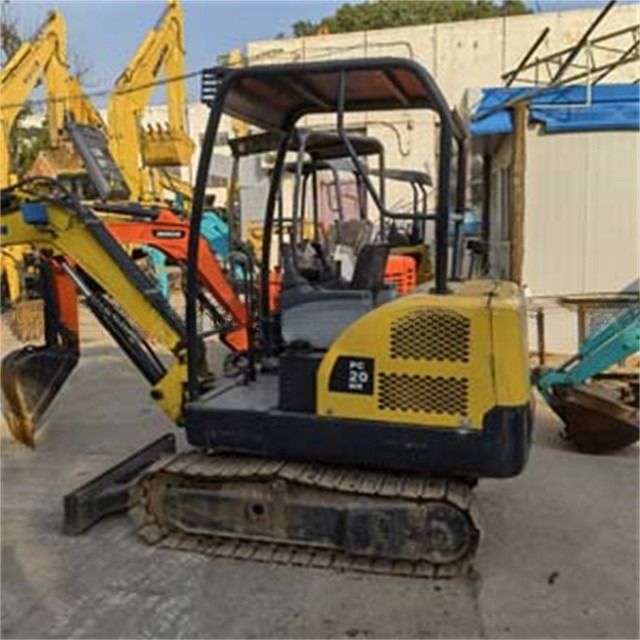2 tonnes d'excavatrice utilisée japonaise Komatsu PC 20 MR avec un temps de travail réduit et idéal