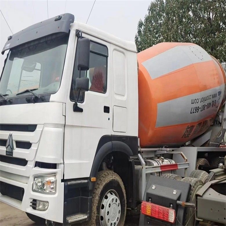 Œuvres de construction 6*4 Howo Cement Truck Mixer Avec 371 HP 375hp Puissance de mélange