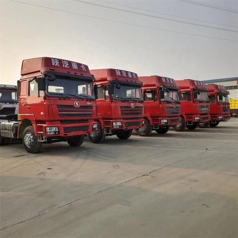 6*4 Shacman Tracteur de camion d'occasion avec système électronique de contrôle de la stabilité et écran tactile