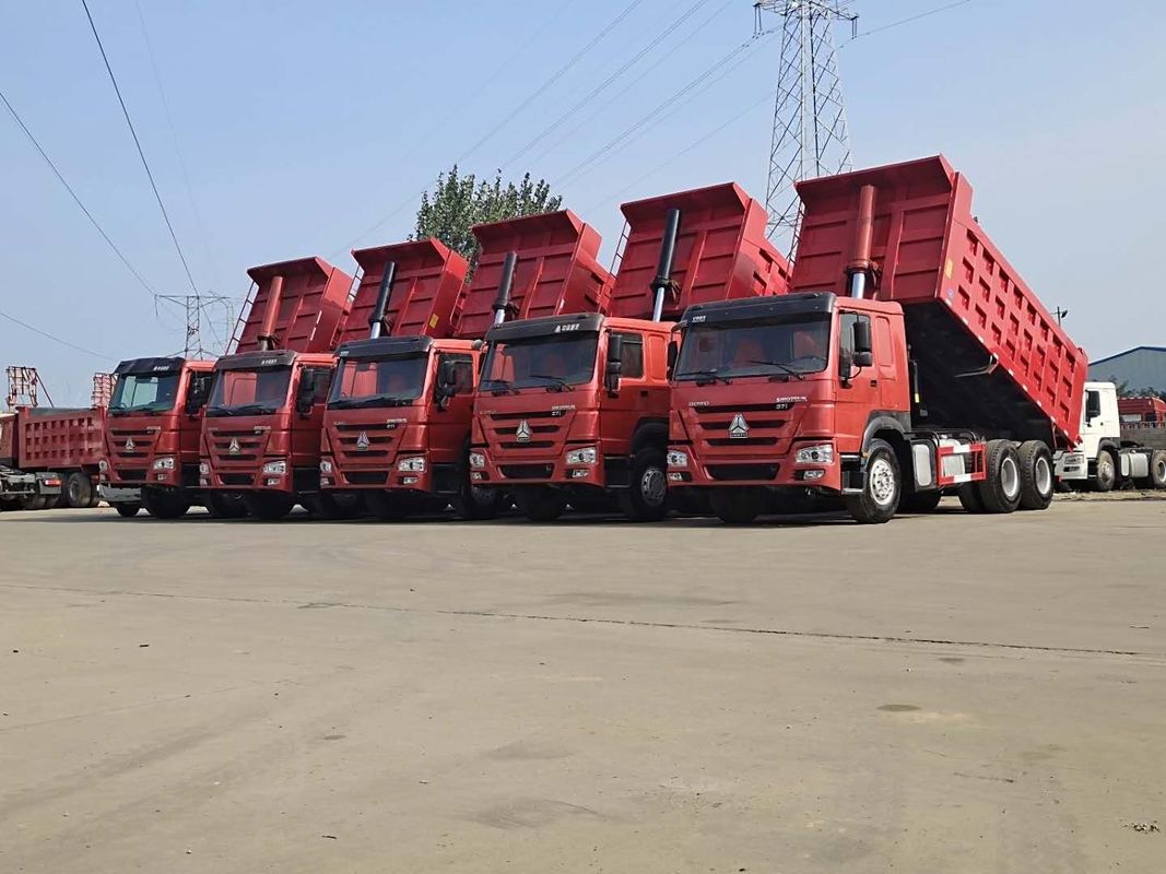 Camion à ordures d'occasion de 371 chevaux Howo 6x4 Camion à rouleaux avec système multimédia 10 roues