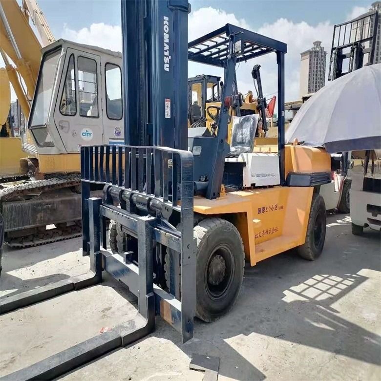 Moteur 6D95L Type Japon Usé 7 Tonnes Komatsu chariot élévateur en bon état pour la vente au détail