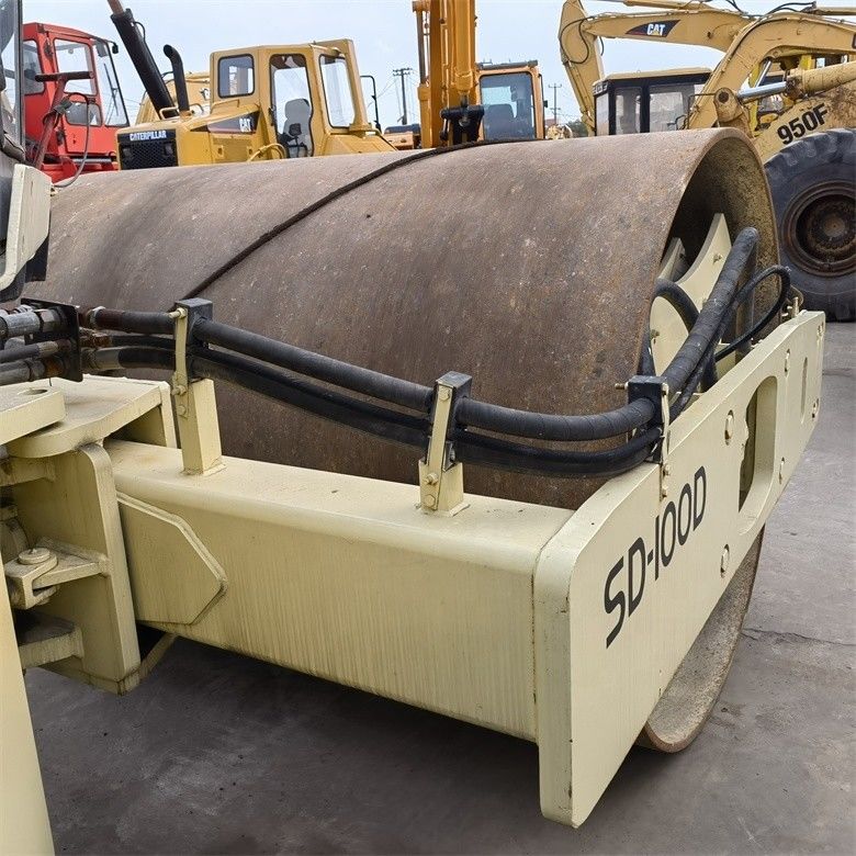 Amérique Importé Ingersoll-Rand SD100 Machinerie routière d'occasion Roller à tambour unique