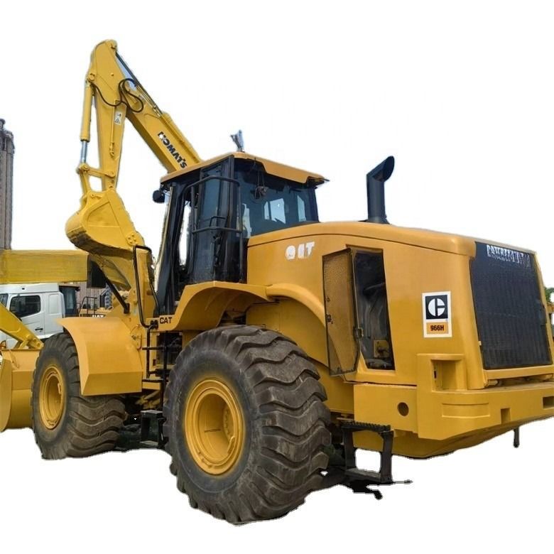 24 tonnes de chargeurs à roues originaux de type Cat 966H utilisés en provenance du Japon pour le commerce de détail