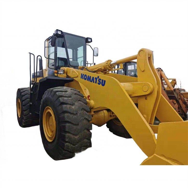 Chargeur Komatsu WA470-3 à charge nominale de 7 tonnes et cylindrée de 11 litres du Japon