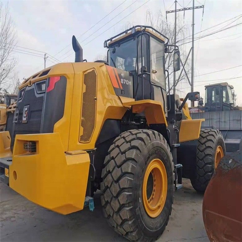LIUGONG 870H chargeur à roues de 7 tonnes avec un temps de travail réduit et une pompe hydraulique d'origine