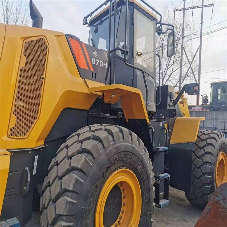 LIUGONG 870H chargeur à roues de 7 tonnes avec un temps de travail réduit et une pompe hydraulique d'origine
