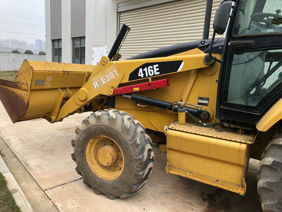6792 10200 kg Poids de la machine utilisée Caterpillar 416E chargeur de pelle 162 kw Original maintenant