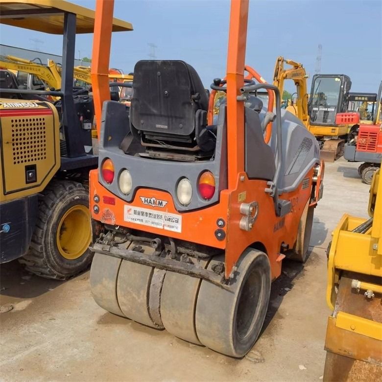 2.5 tonnes Compacteur à rouleaux Hamm utilisé HD35VT en couleur d'origine avec une force d'excitation de 28KN
