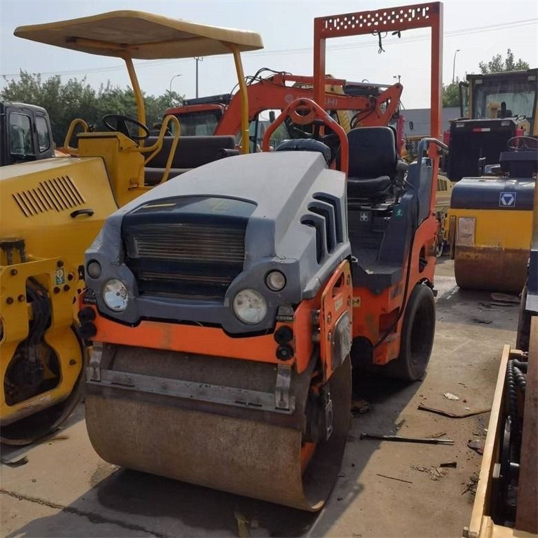 2.5 tonnes Compacteur à rouleaux Hamm utilisé HD35VT en couleur d'origine avec une force d'excitation de 28KN