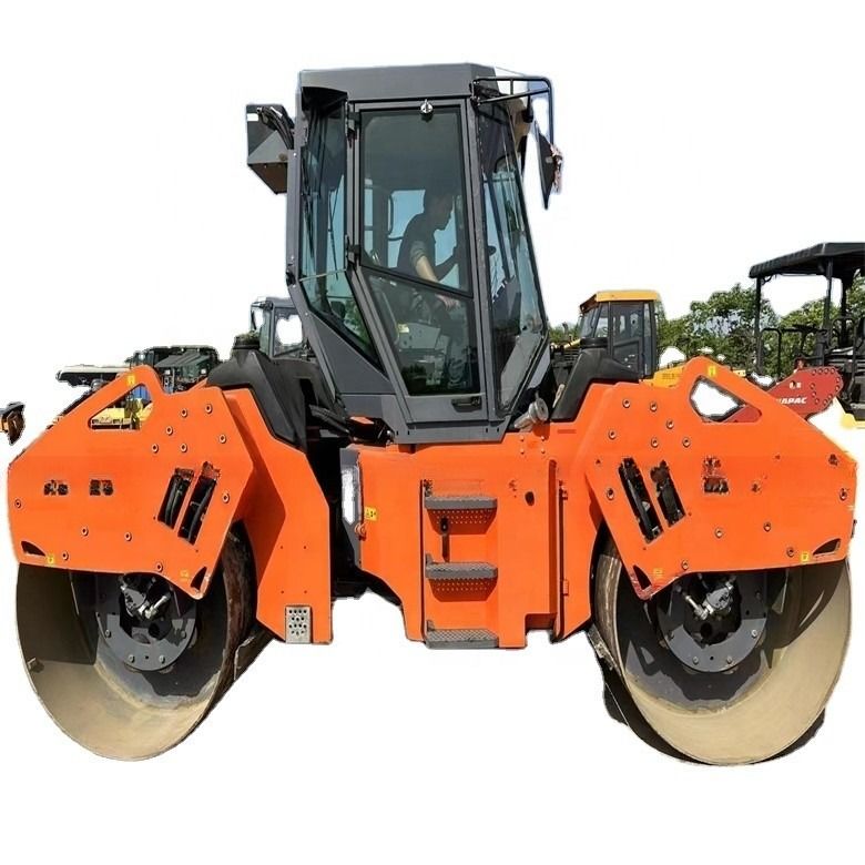 12 tonnes 2020 Année Hamm HD128 rouleaux tandems Compacteur à rouleaux usagés avec moteur diesel