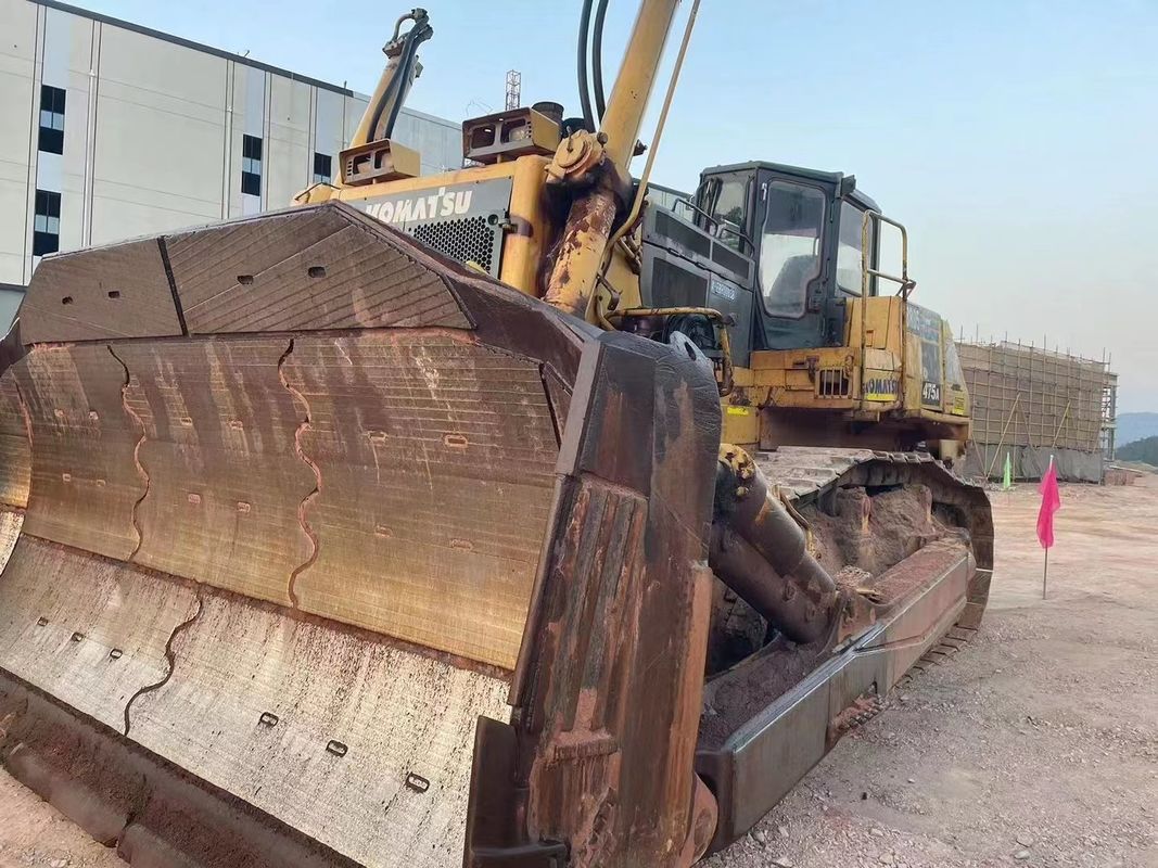 47 Tonnage Bulldozer utilisé Komatsu 475 Moteur de type mobile Crawler Bulldozer machine pour chantier de construction