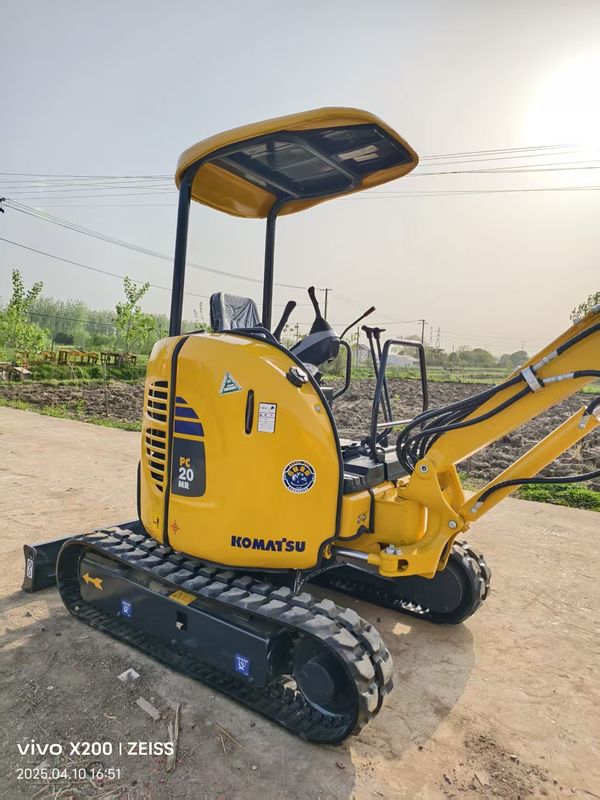 2 tonnes de certifié utilisé Komatsu PC20MR Crawler Excavator Machine presque neuve à vendre