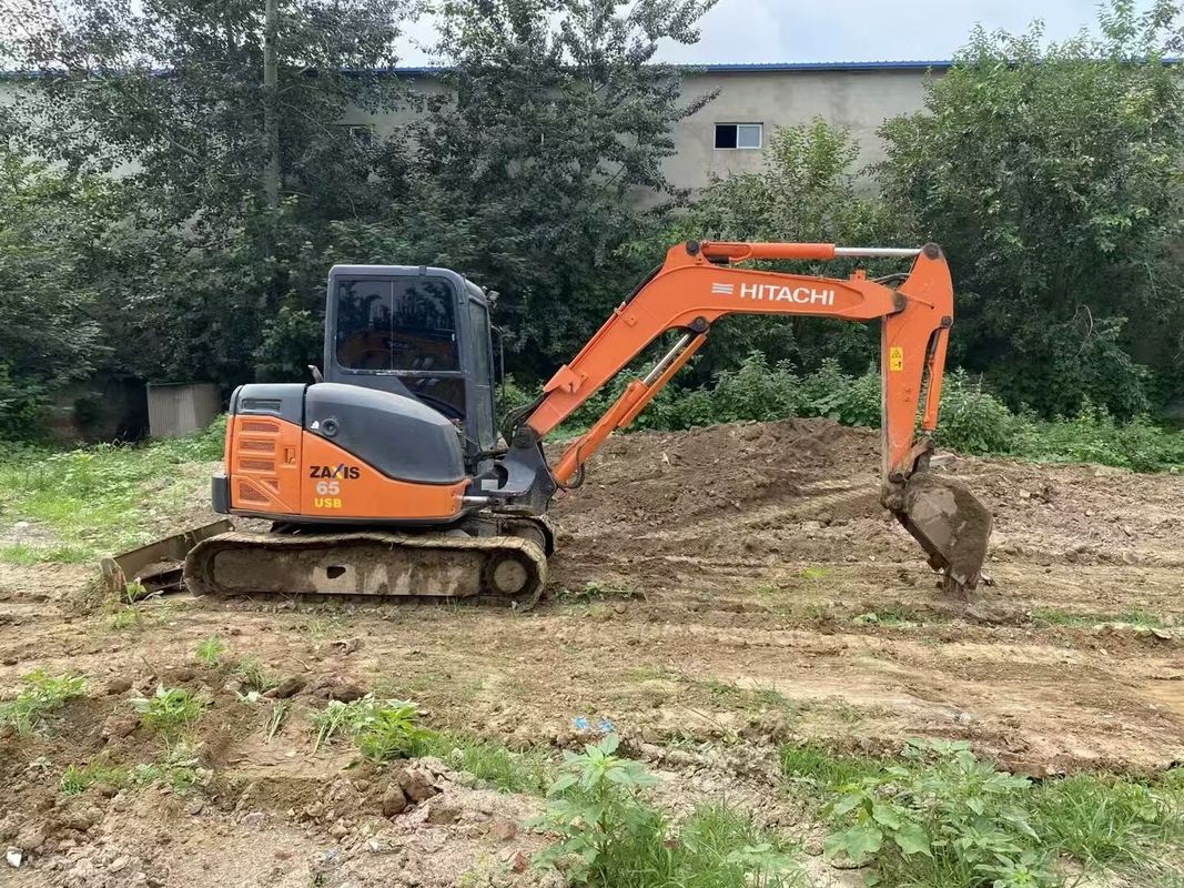 Excavateur Hitachi ZX65USB d'occasion pour l'exportation Mini-excavateur d'occasion En excellent état