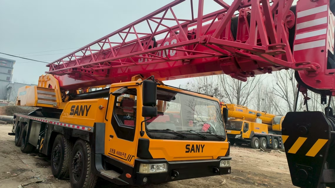 Grue mobile SANY STC800 d'occasion à vendre | Grue mobile fiable de 80 tonnes exportée de Chine
