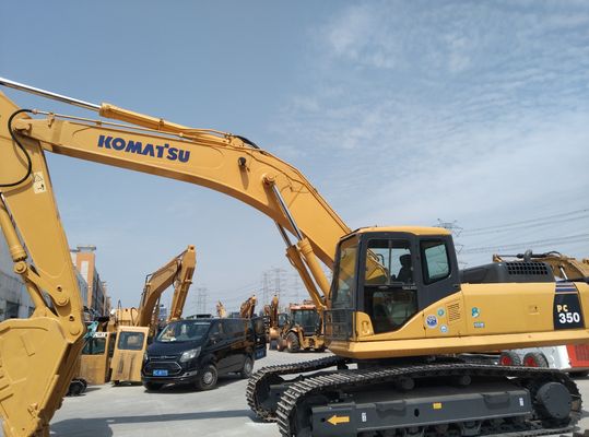 Excavatrice à rampe utilisée Komatsu PC350-7 en bon état Exportée de Chine